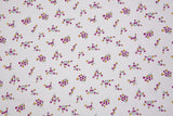 Cotton Lawn Dobby Blush Berry Print Fabric