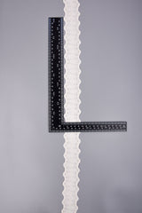 Geometric Diamond Cotton Eyelet Trim – Scalloped Embroidery– 9