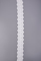 Geometric Diamond Cotton Eyelet Trim – Scalloped Embroidery– 9