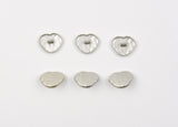 Molten Heart Shank Buttons-#2