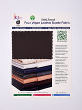 Faux Vegan Leather Suede Fabric