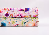 23 Momme Stretch Bamboo Silk Blend Fabric – Willow-Leaf Vines Watercolor Floral Print - 7247 (Copy)
