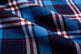 100% Cotton Brushed Yarn Dyed Plaid Prewashed Fabric Combed And Mercerised