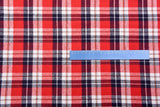 100% Cotton Brushed Yarn Dyed Plaid Prewashed Fabric Combed And Mercerised