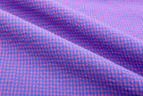 Premium Micro Seersucker Gingham Check Fabric -8153