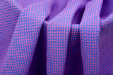 Premium Micro Seersucker Gingham Check Fabric -8153
