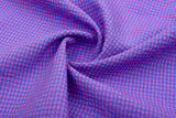 Premium Micro Seersucker Gingham Check Fabric -8153