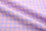 Premium Medium Seersucker Gingham Check Fabric – 8152