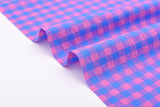 Premium Medium Seersucker Gingham Check Fabric – 8152