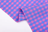 Premium Medium Seersucker Gingham Check Fabric – 8152