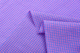 Premium Micro Seersucker Gingham Check Fabric -8153