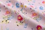 100% Cotton Loom Line+ Watercolor Floral Print Fabric – 1400