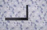 Silk Blend Midnight Daisy Meadow Brocade Jacquard Floral Textured Couture Fabric