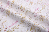 100% Cotton Loom Line+ Wildflower Herbarium Print Fabric – 100