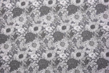 100% Cotton Loom Line Line Art Floral Print Fabric – 8342