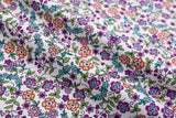 100% Cotton Loom Line English Meadow Wildflower Print Fabric - 8416