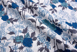 100% Cotton Loom Line Tonal Botanical Toile Print Fabric - 8398
