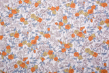100% Cotton Loom Line Tonal Botanical Toile Print Fabric - 8398