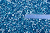 100% Cotton Loom Line Tonal Meadow Wildflower Print Fabric - 8293