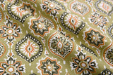 100% Cotton Loom Line Medallion Block Print Fabric - 8295