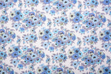 100% Cotton Loom Line Poppy-Flowered Anemone Pattern Print Fabric - 8380
