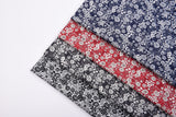 100% Cotton Loom Line Porcelain Floral Print Fabric– 8379