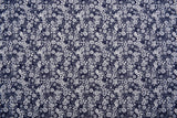 100% Cotton Loom Line Porcelain Floral Print Fabric– 8379