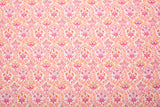 100% Cotton Loom Line Wood Carving Pattern Print Fabric – 8377