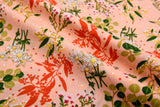 100% Cotton Loom Line Eucalyptus & Fern Pattern Print Fabric – 8372