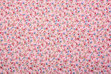 100% Cotton Loom Line Bell Bud Floral Pattern Print Fabric– 8366