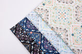 100% Cotton Loom Line Medallion Patchwork Pattern Print Fabric – 8364