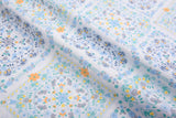 100% Cotton Loom Line Medallion Patchwork Pattern Print Fabric – 8364