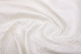 Luxury Bridal Brocade Jacquard Fabric – Structured Matte Wedding Dress & Couture Fabric - 8137