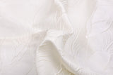 Luxury Bridal Brocade Jacquard Fabric – Structured Matte Wedding Dress & Couture Fabric - 8137