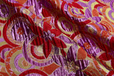 Metallic Shimmer Brocade Jacquard Fabric