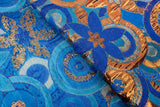 Metallic Shimmer Brocade Jacquard Fabric