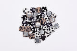 Animal Print Fabric Shank Buttons -10 - G.k Fashion Fabrics