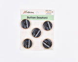 Artisan Swirl Resin Buttons- 28 - G.k Fashion Fabrics