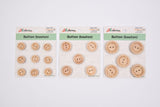 Bamboo Handmade Engraved Buttons – “Handmade with Love” - 23 - G.k Fashion Fabrics