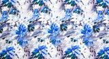 Bamboo Viscose Blend Stretch Woven Fabric – Blurred Floral Print - 7068/4735 - G.k Fashion Fabrics