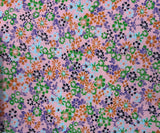 Bamboo Viscose Blend Stretch Woven Fabric – Ditsy Small Floral Print - 7068/7024 - G.k Fashion Fabrics