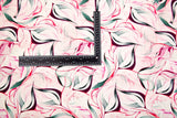 Bamboo Viscose Blend Stretch Woven Fabric – Illustrated Graphic Abstract Print- 7068/2880 - G.k Fashion Fabrics