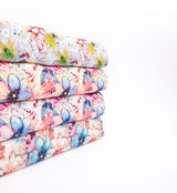 Bamboo Viscose Blend Stretch Woven Fabric – Painterly Wildflower Print 7068/6281 - G.k Fashion Fabrics