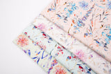 Bamboo Viscose Blend Stretch Woven Fabric – Watercolour Eucalyptus Print 7068/1444 - G.k Fashion Fabrics