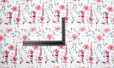 Bamboo Viscose Blend Stretch Woven Fabric – Watercolour Eucalyptus Print 7068/1444 - G.k Fashion Fabrics