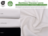 Bamboo Viscose Lycra Softened Natural Fabric / Woven Fabric - G.k Fashion Fabrics