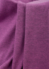 Black Mélange Knit Fourway Single Jersey Lycra Fabric - G.k Fashion Fabrics