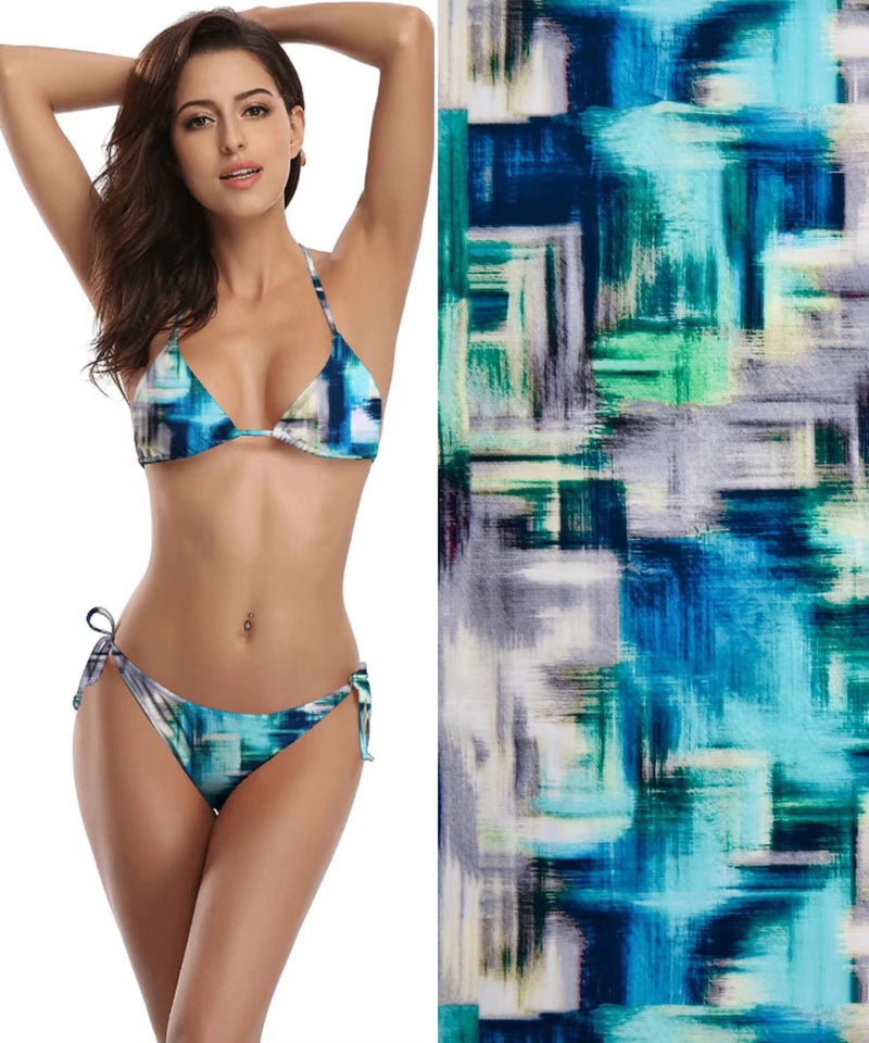 Blue Grotto - Nylon Swimwear Fabric - G.k Fashion Fabrics