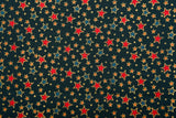 Christmas 100% Cotton Metallic Prints - G.k Fashion Fabrics