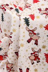 Christmas 100% Cotton Metallic Prints - G.k Fashion Fabrics